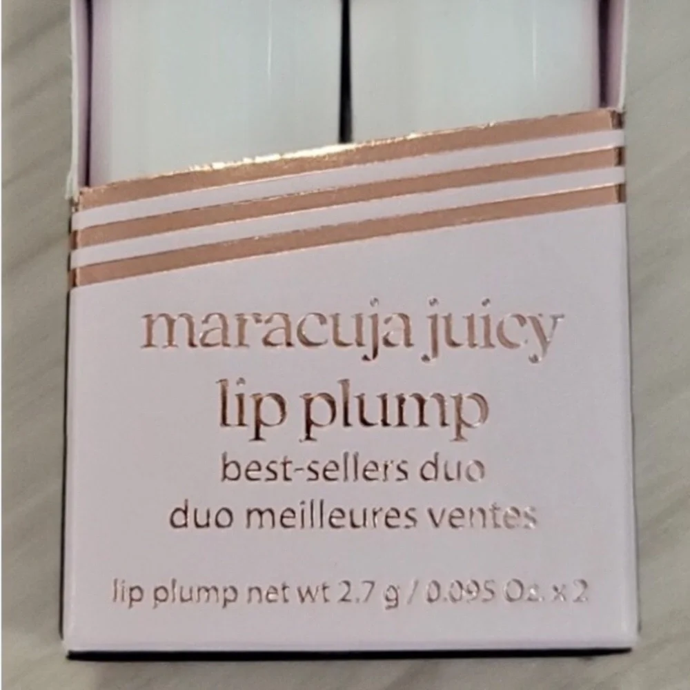 tarte Maracuja Juicy Lip Plump Duo | Dahlia & Rose Copper Shimmer Lip Glass NEW